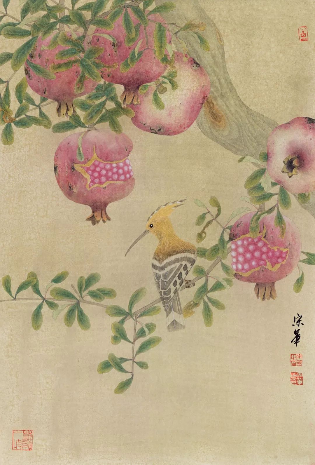 2015年与同代画家那种追求时尚妍丽并富有现代感的花鸟画相比,宋华的