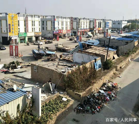 运城豪德市场六区铁皮房乱搭建续:1日开始拆除 5日全部完成