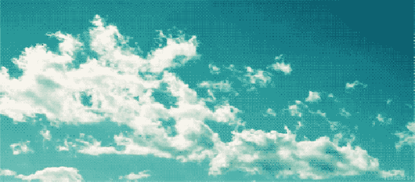 蓝天白云动图晴空万里图片