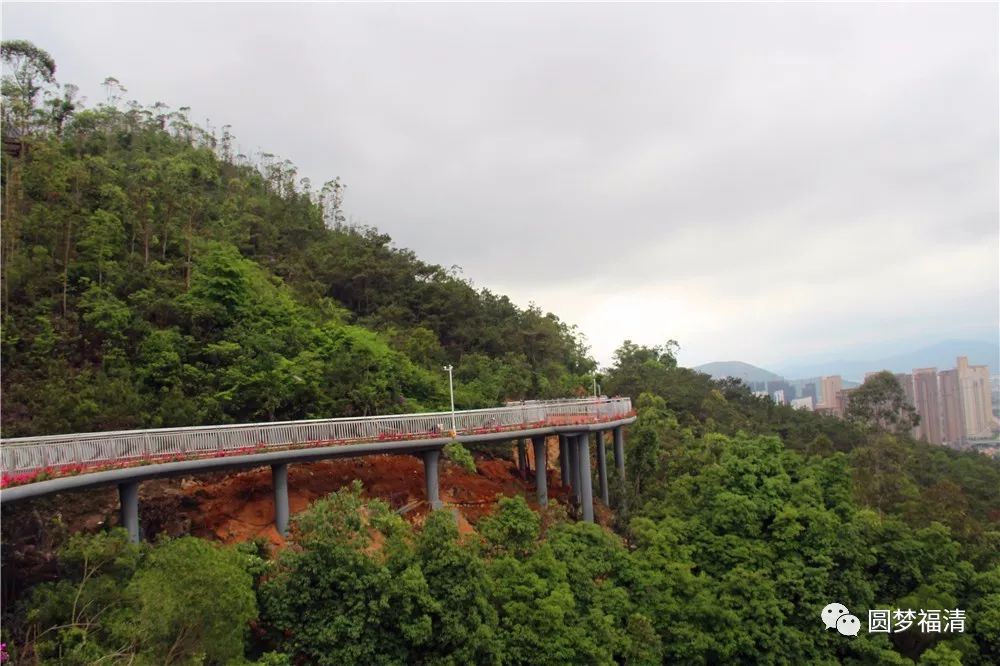 福清五马山栈道图片