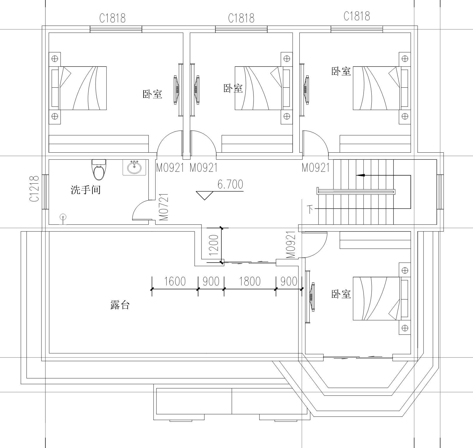 農村自建300多平米的小別墅,長11米寬13米造價40萬精選設計!