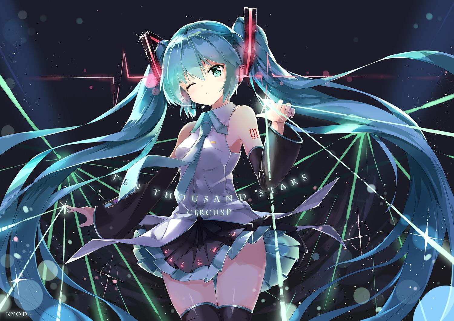 初音未来黑化洛天依图片