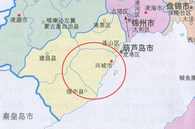 一从地理位置上看,兴城市位于辽宁省西南部,居"辽西走廊"中部,依山傍