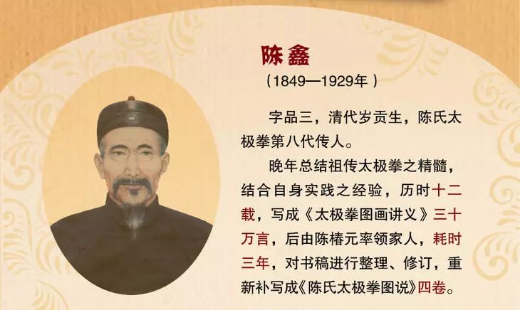 著名太极拳家陈鑫(1849-1929,字品三,陈家沟陈氏第十六世,清末岁贡生