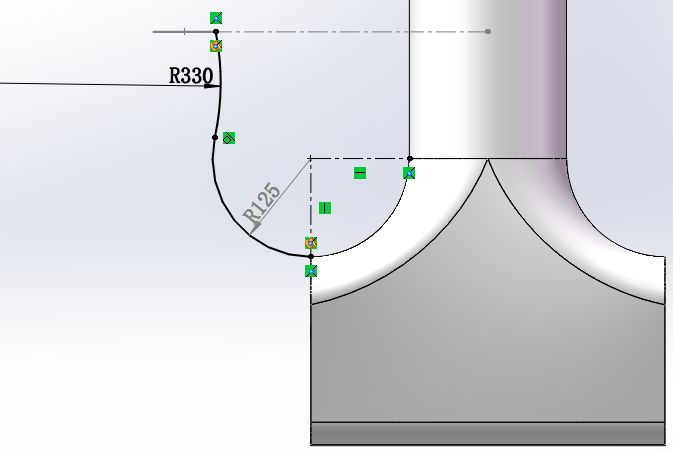 用solidworks画一个大型吊钩虽然用的是曲面建模但并不是很