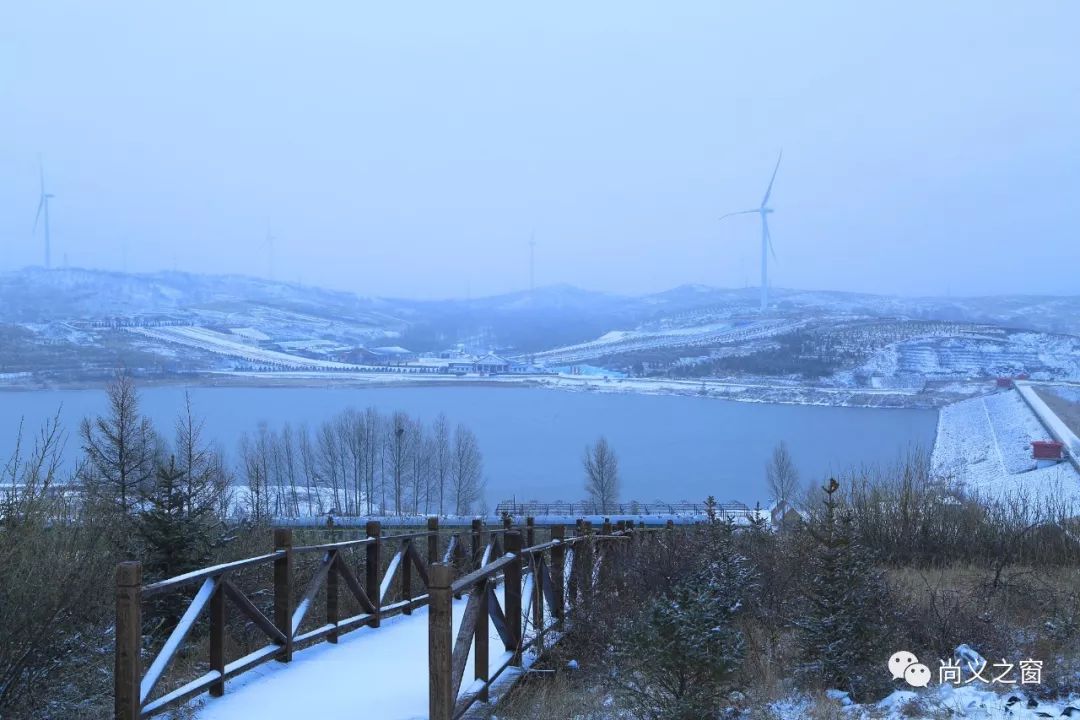 尚义普降瑞雪,鸳鸯湖滑雪场蓄势待发!冰雪季来啦!