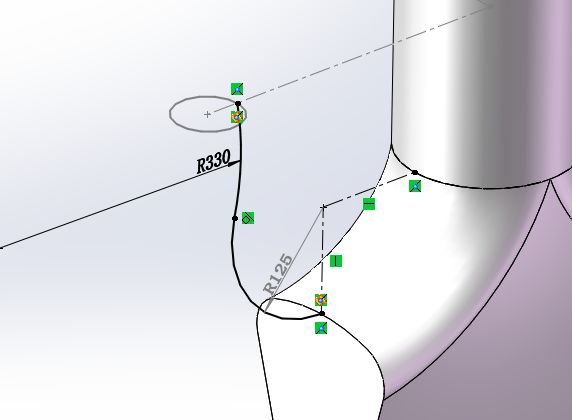 用solidworks画一个大型吊钩虽然用的是曲面建模但并不是很