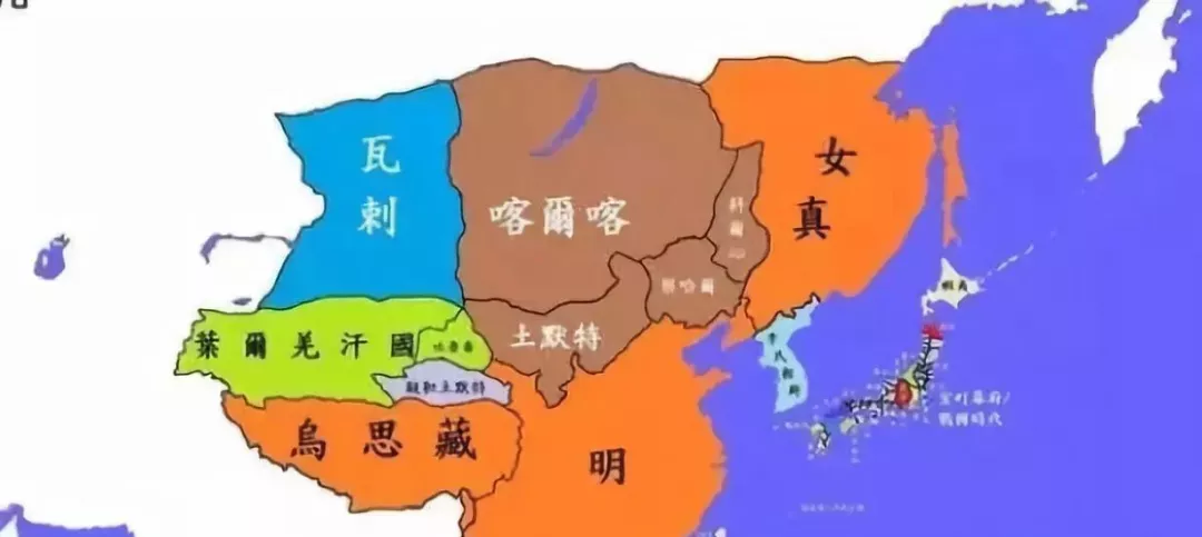 蒙古八大部落分布图图片