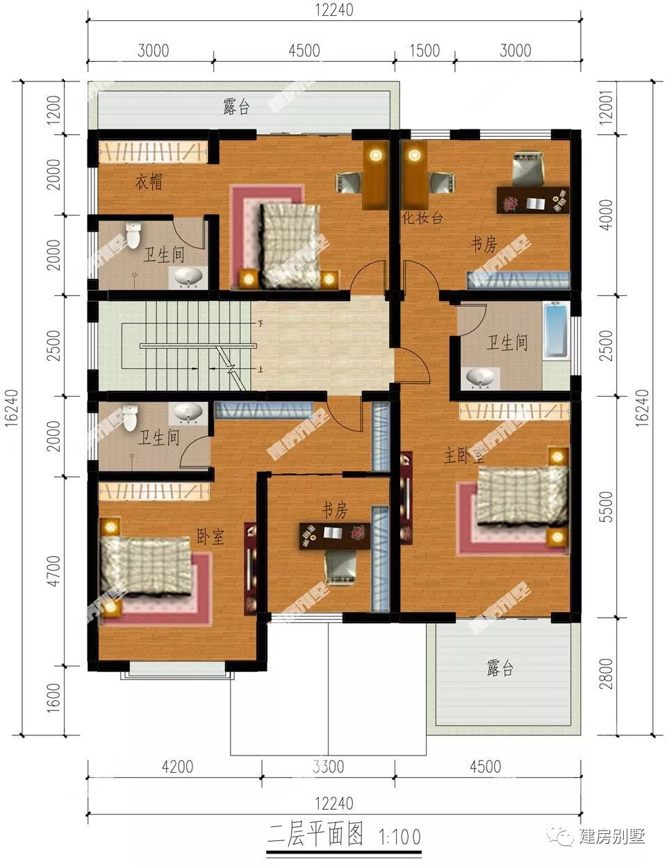 三棟面寬12米多的農村自建房第二棟是江西人的最愛