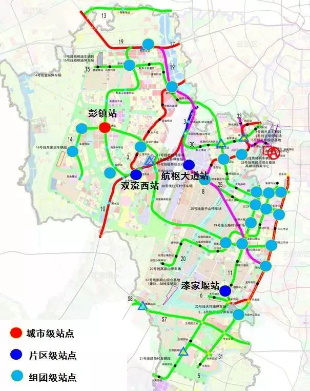 重磅好消息双流规划17条地铁线路2020年将通车7条