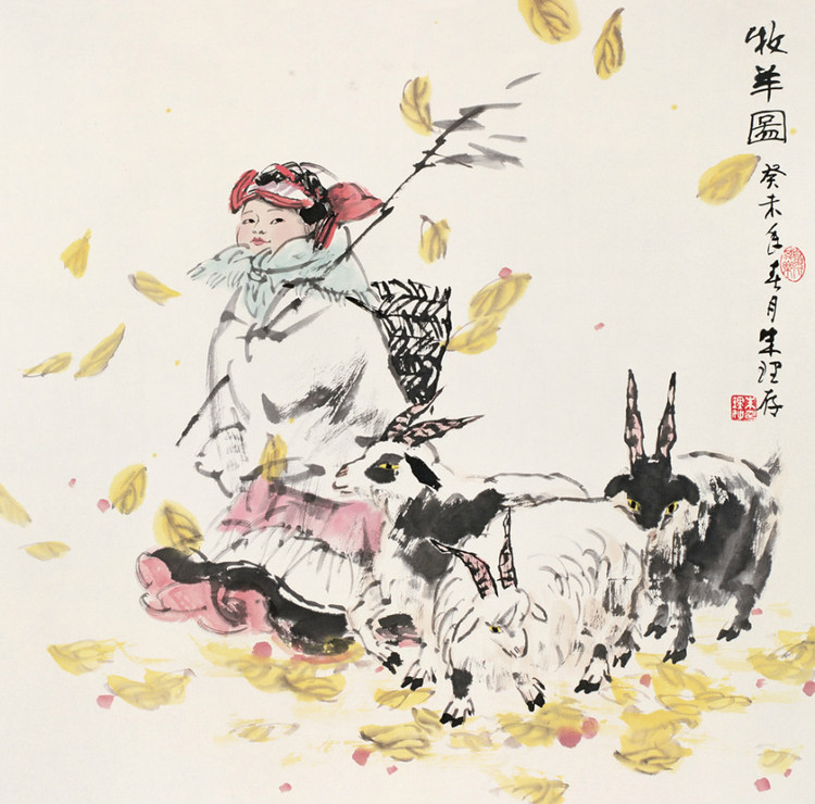 中国著名画家朱理存人物作品欣赏