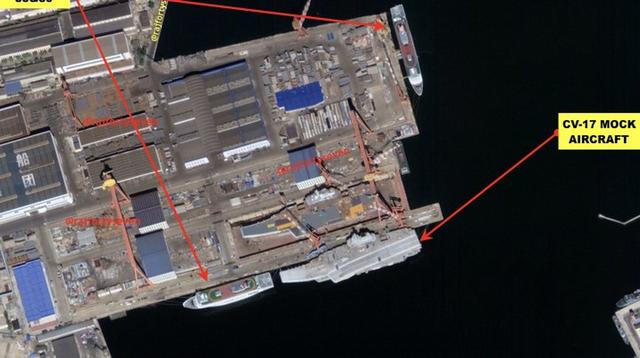 专家根据卫星照片研判,中国可能会比世界预期的更早得到第二艘航母
