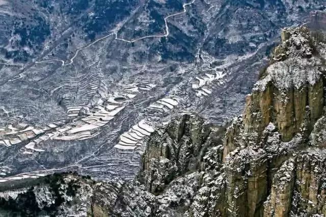 上党门雪景 晋城 最爱东山晴后雪,软红光里涌银山 王莽岭雪景 临汾 云