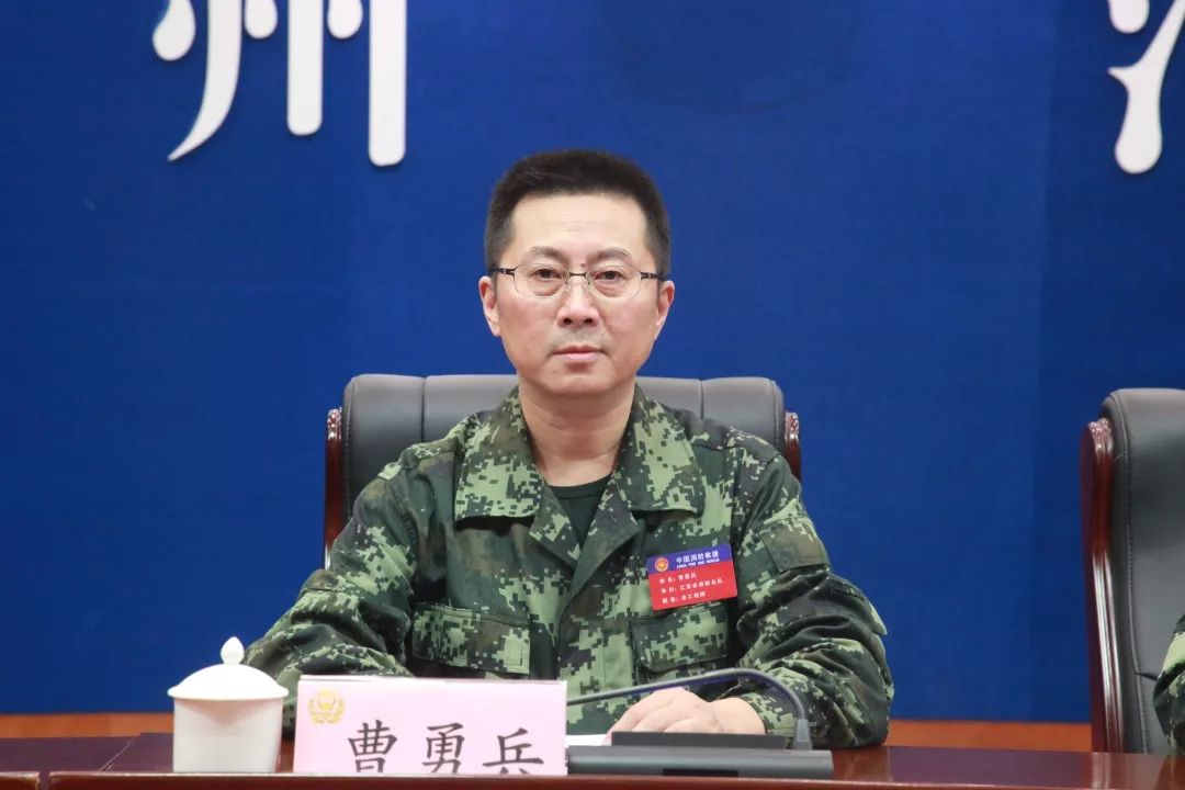 總隊曹勇兵總工程師,陸軍參謀長,徐州支隊姚鵬勇政委出席開訓典禮