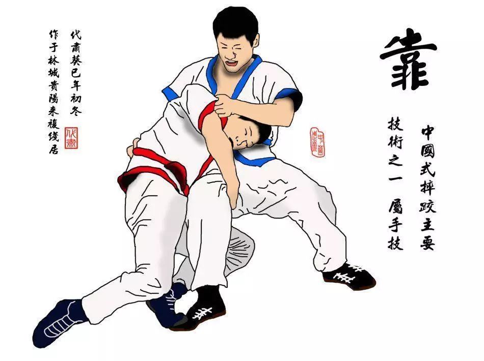 中国古代摔跤图片图片