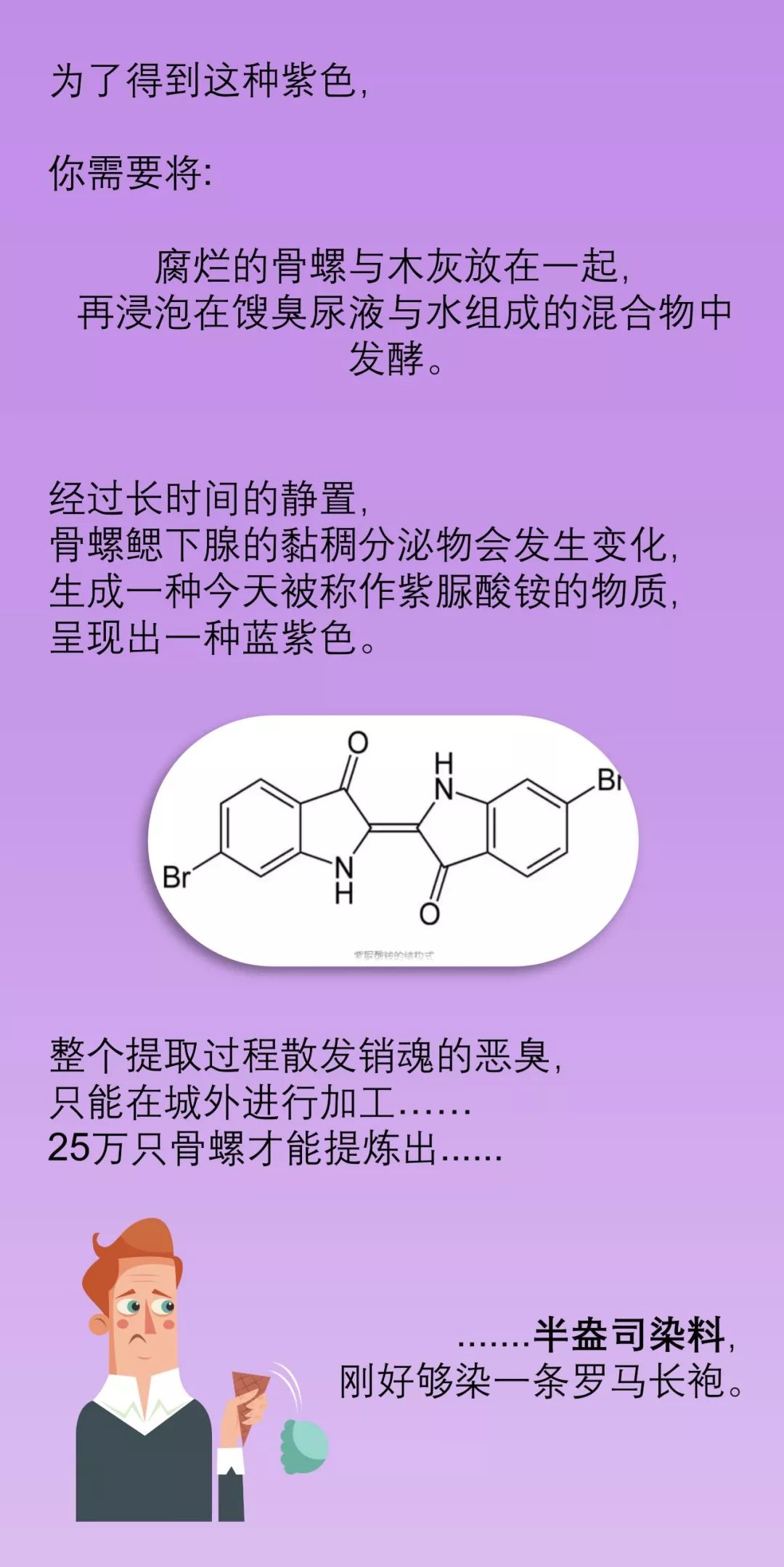 紫色染料历史图片