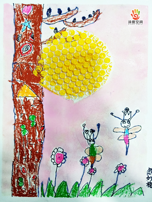勤劳的小蜜蜂插图图片