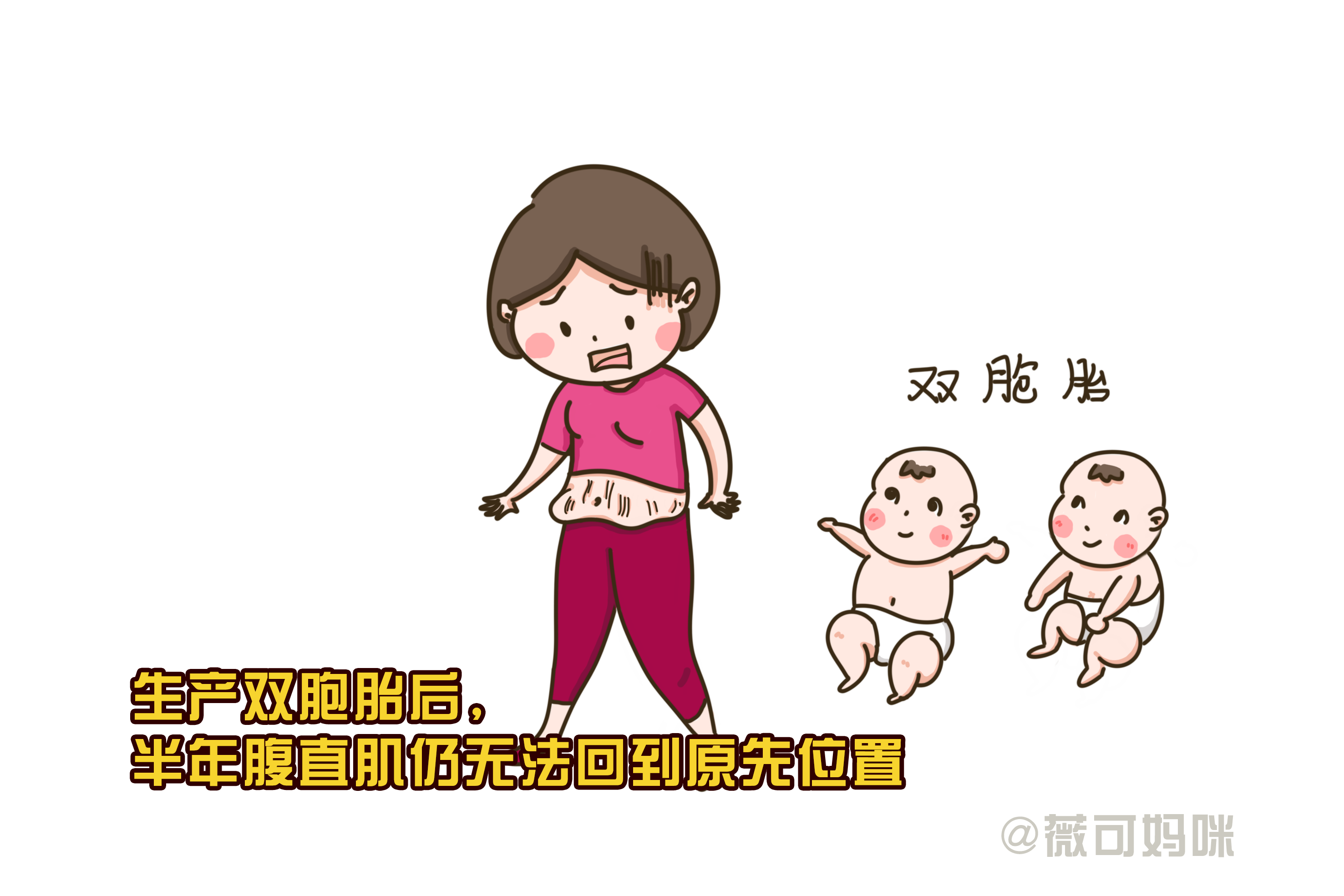 為什麼生完孩子一年了,肚子還有一層