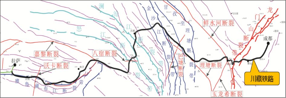 川藏铁路平面图图片