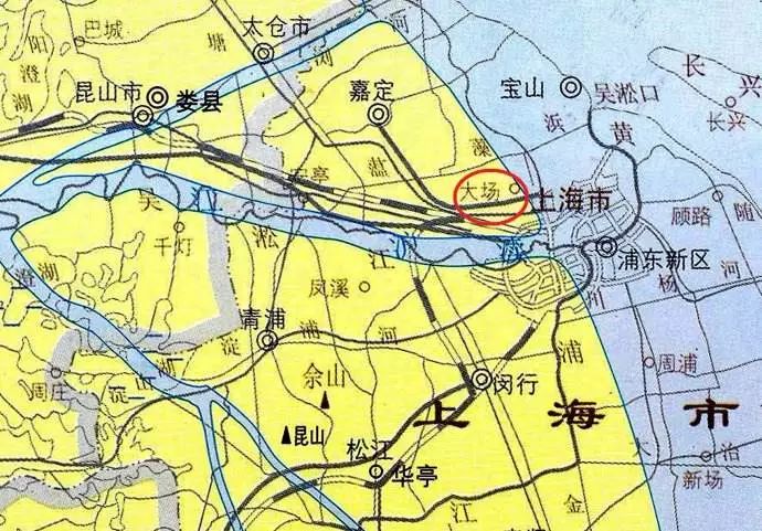 吴淞江流域地图图片