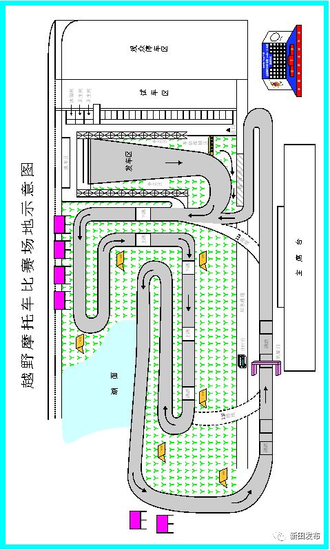 越野摩托场地设计图纸图片