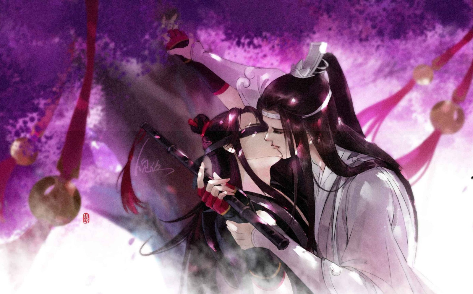 魔道祖师cp壁纸图片