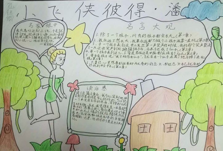 金升學校小學部舉辦閱讀,鑑賞手抄報比賽_學生