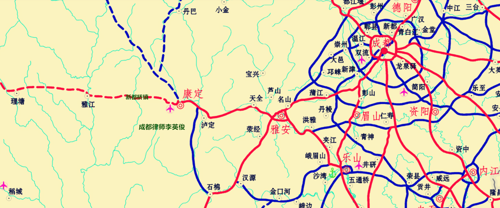 《国家公路网规划(2013—2030年)》中g4218雅安至叶城高速公路的重要