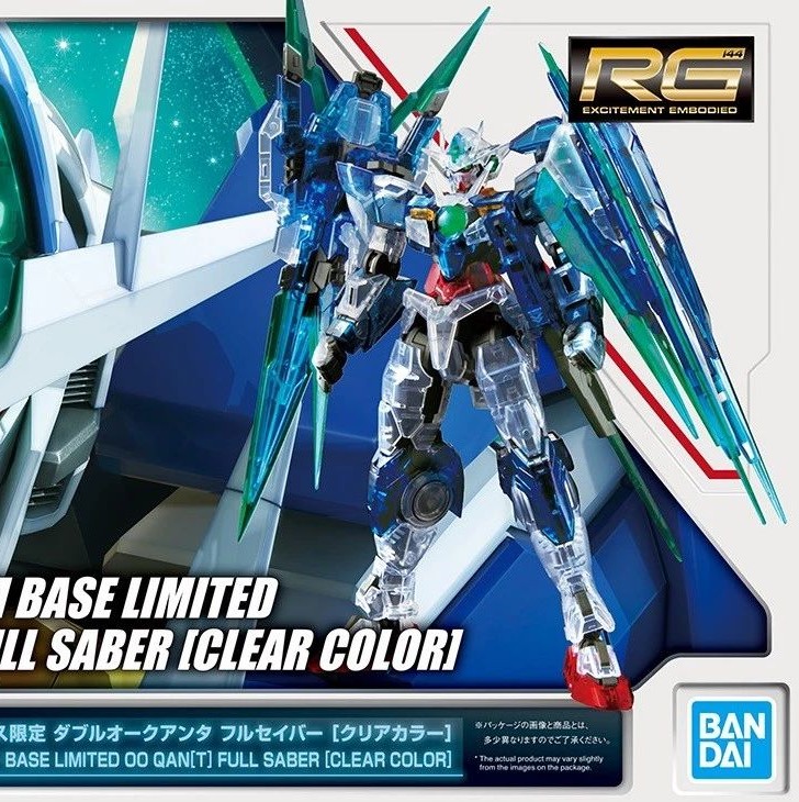 新品： 限定RG 1/144 00 QAN[T] 全刃式[透明版]_公众