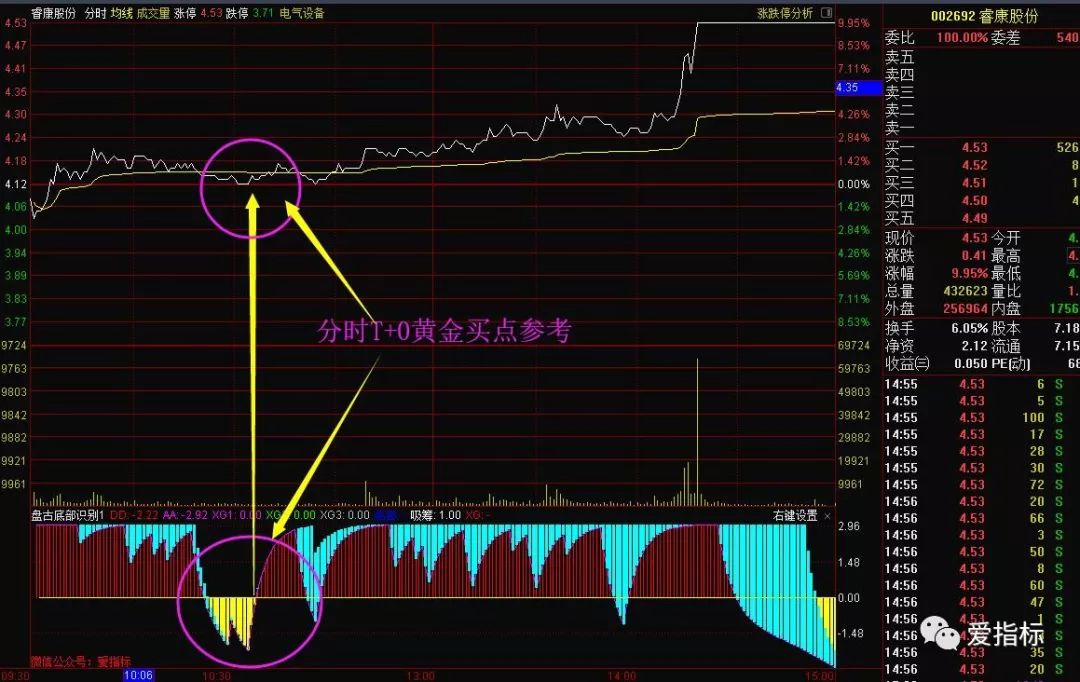 t0分時設定方法源碼指標老鼠倉機構進場趨勢多空參考高底買賣點信號