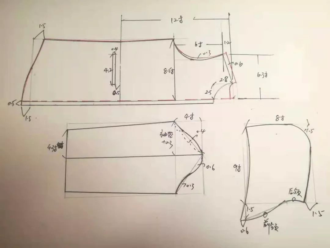 棉服的裁剪公式与图解图片