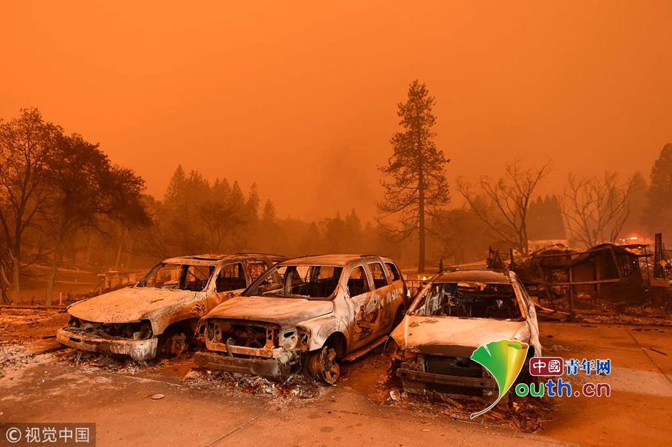 加州山火已造成5人死亡 數十萬民眾逃離「火海」 國際 第4張
