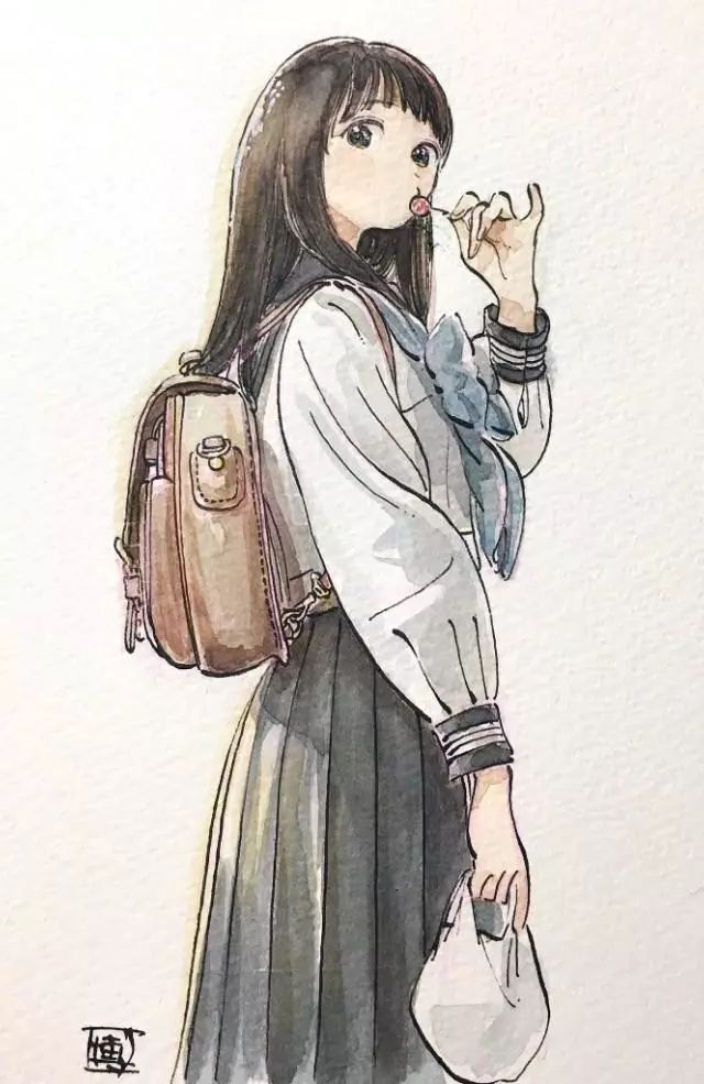 校服女孩的日常