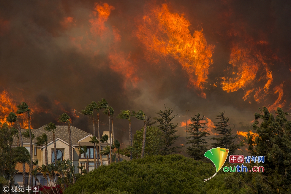 加州山火已造成5人死亡 數十萬民眾逃離「火海」 國際 第1張