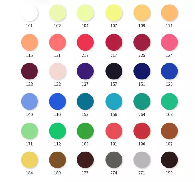 36色彩铅颜色展示色粉彩铅笔芯比较软,用于色粉画塑造色粉彩铅水溶性