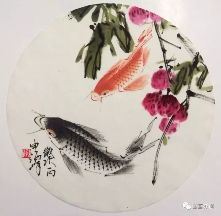 寫意魚小品,畫魚就是這麼簡單!