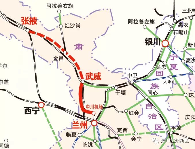 兰州至武威高铁线路图图片