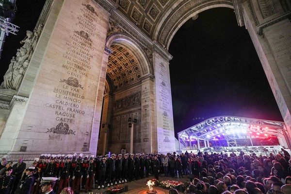 法國舉行儀式悼念參與一戰亞洲人 中國大使獻花圈 國際 第1張