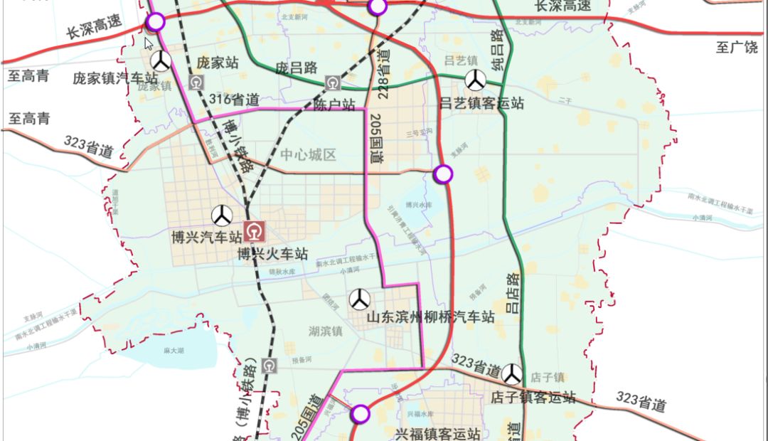 沾临高速博兴段线路图图片