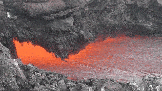 火山喷发动画gif图片