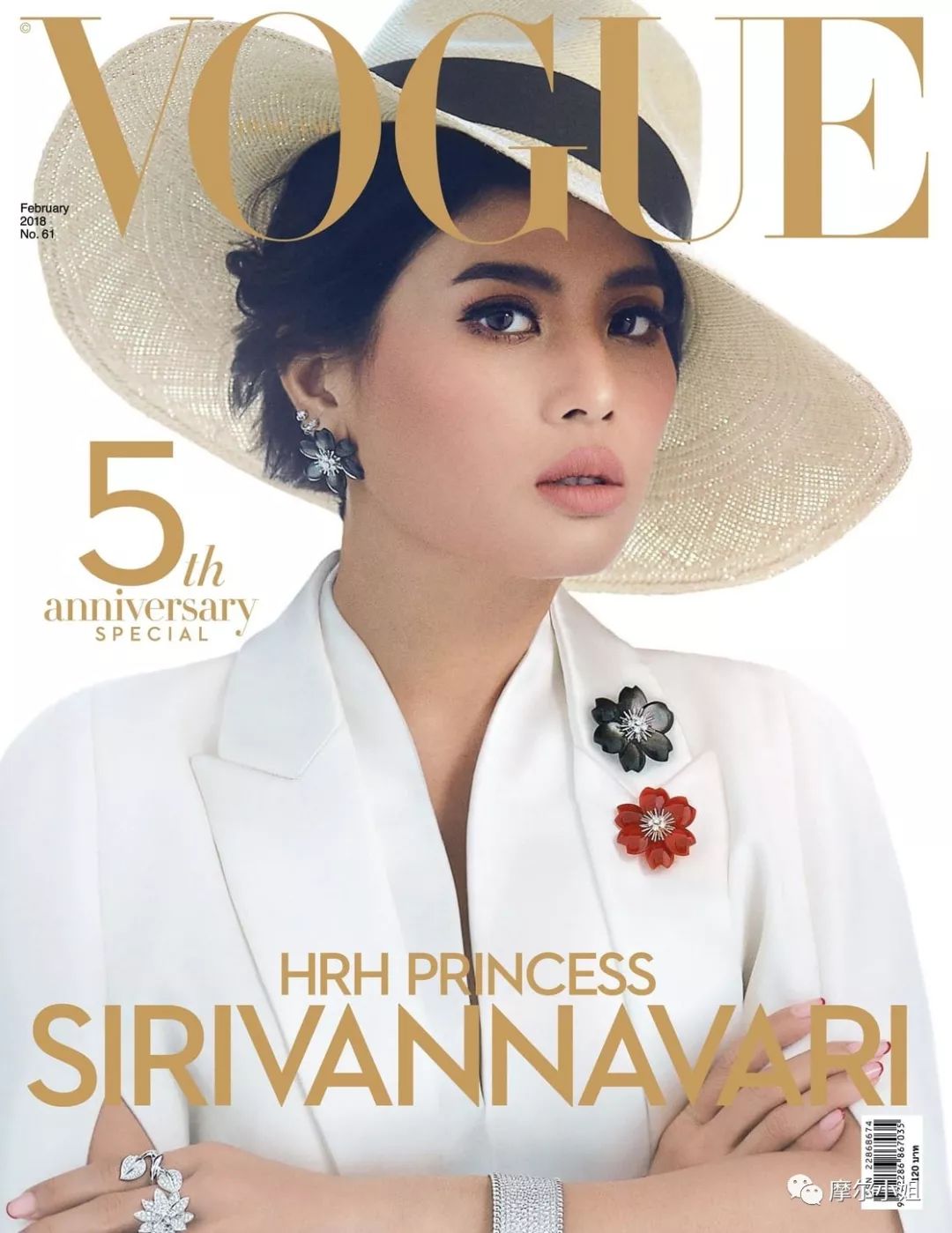 今年就上了《vogue thailand》五周年刊《elle thailand》以及