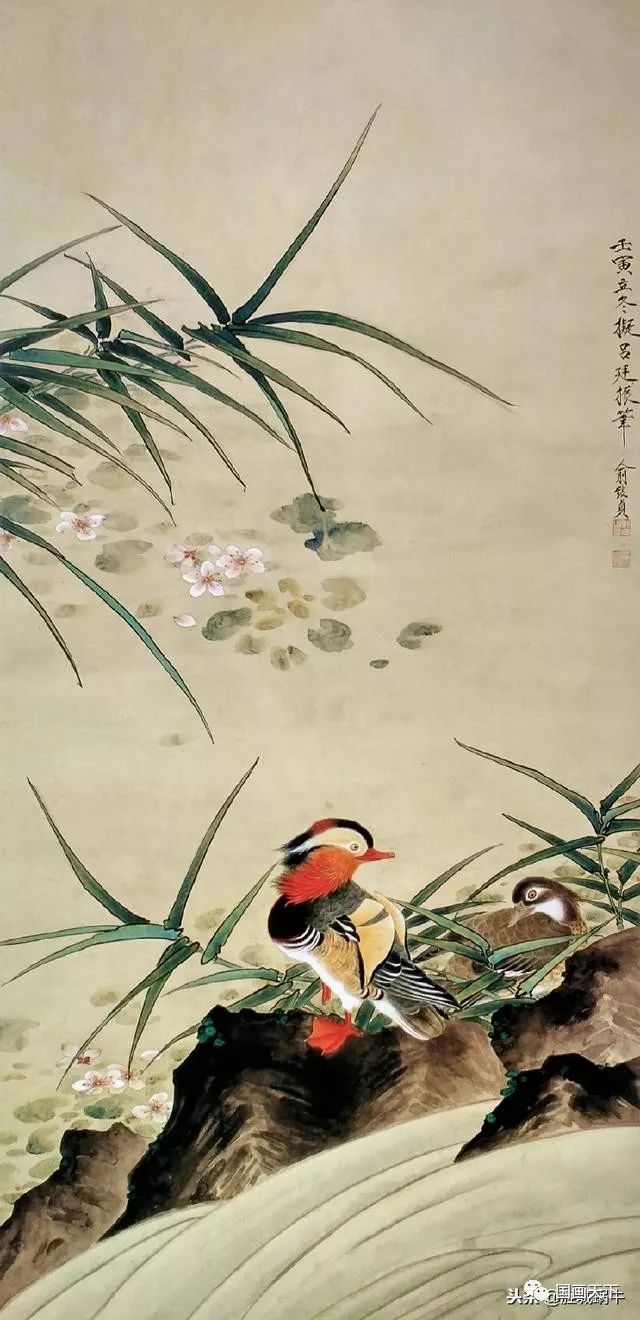 名家作品俞致貞的花鳥蟲草