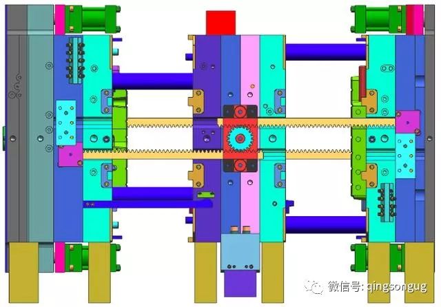 叠层模具结构图图片