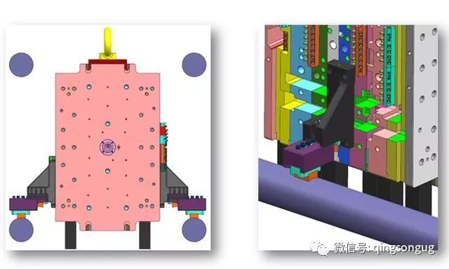 叠层模具结构图图片