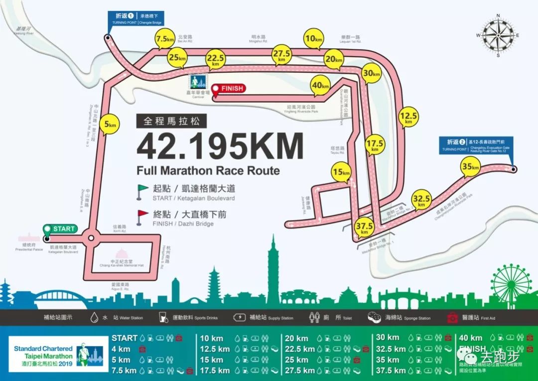 台湾2019年1月13日渣打台北公益马拉松