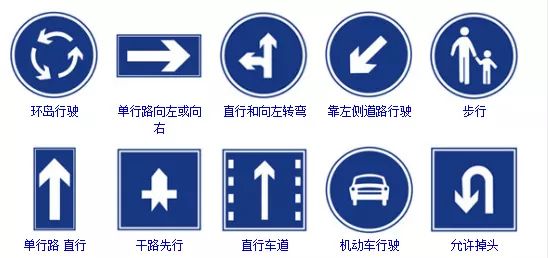 道路上的各种标线大全图片