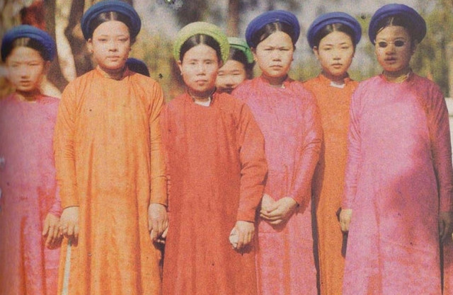 越南老照片：不知道的还以为是晚清时期的老百姓