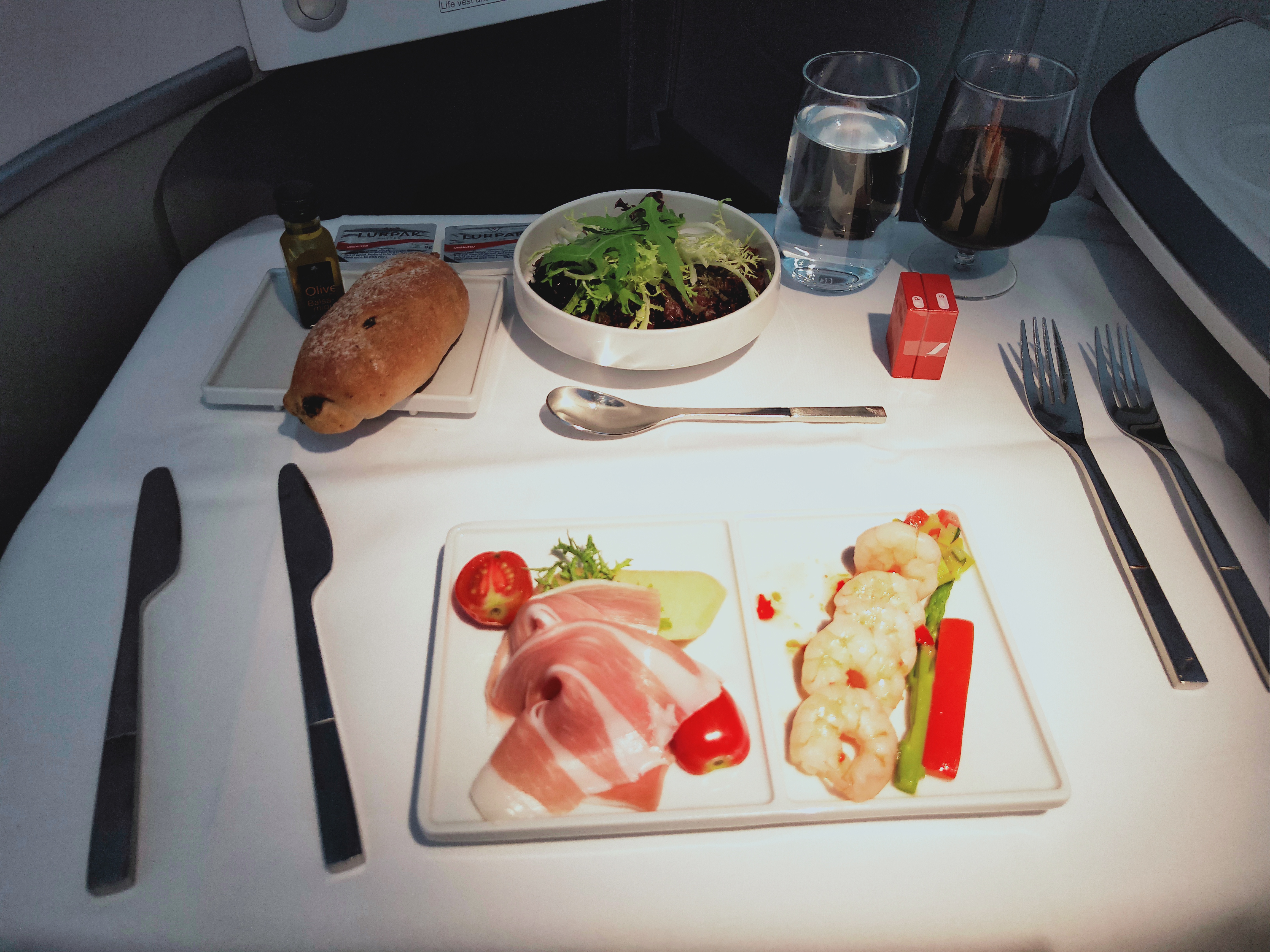 法国航空空中餐饮图片