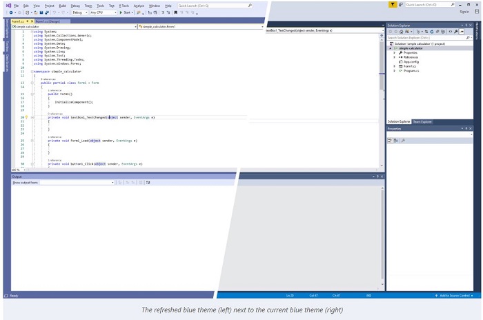 改善用户体验：微软微调了Visual Studio 2019的用户界面