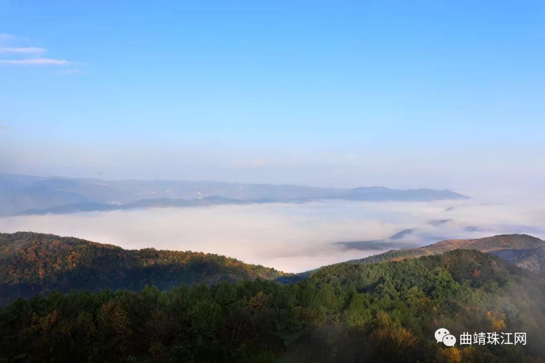 前面狮子走,贵人骑马追狮子,鹦哥含水渡青龙"大河白马山位于富源县